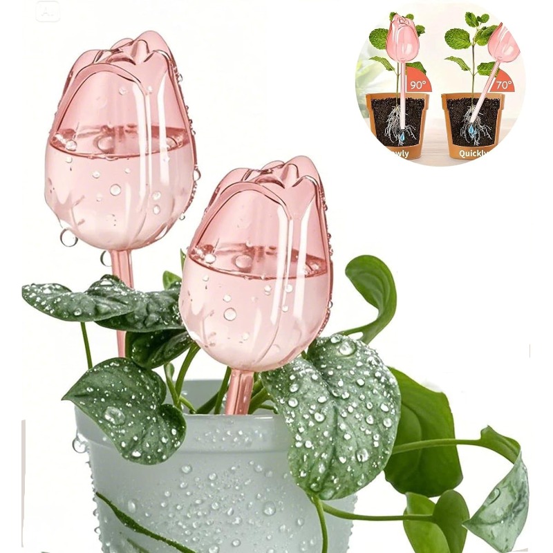 Pink Tulip Plant Watering Ball - Plant Sensor recension och pris