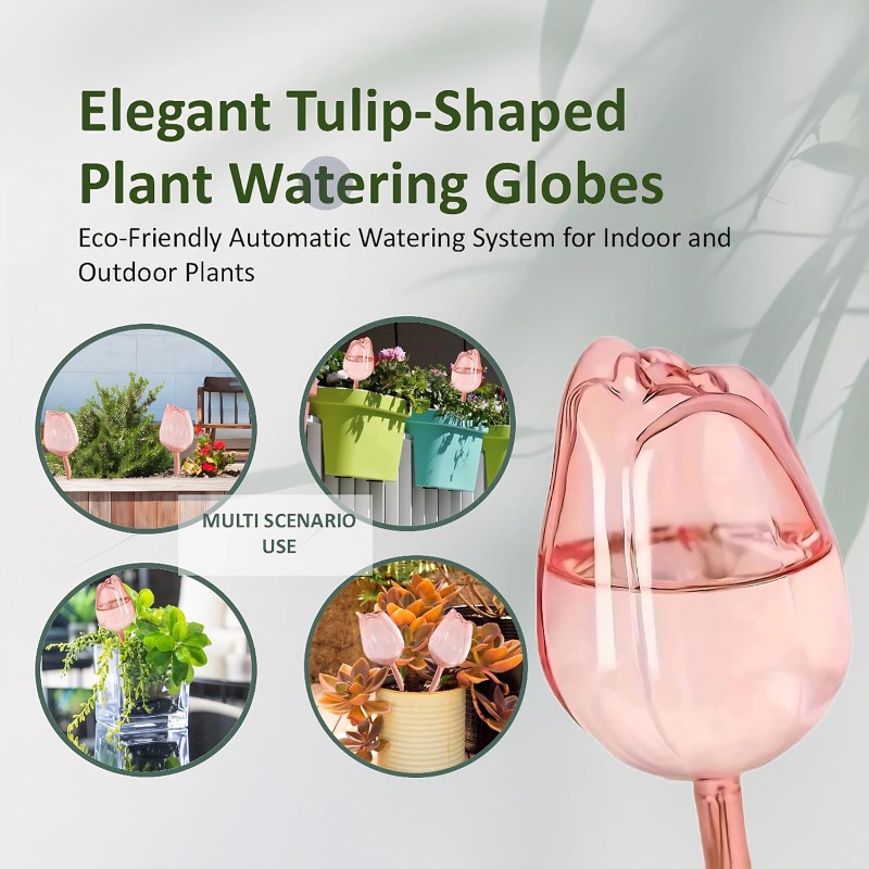 Pink Tulip Plant Watering Ball - Plant Sensor recension och pris