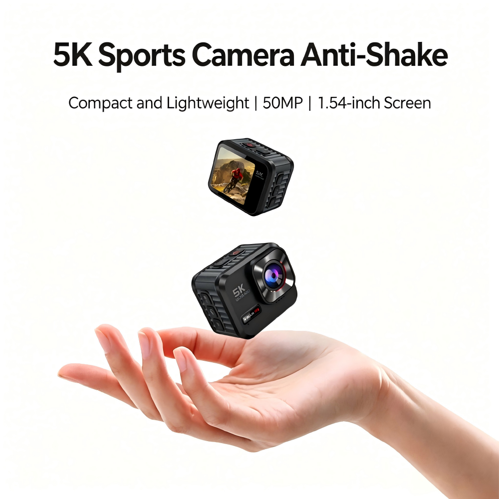 Affordable 5K Action Camera fo - Garden Camera recension och pris