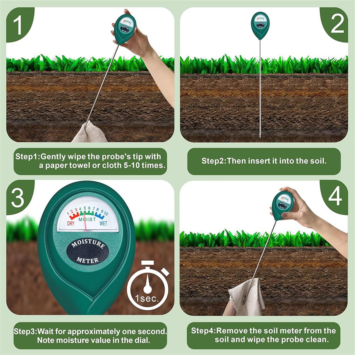 LNHF Long Probe Deep Use Soil  - Plant Monitor recension och pris