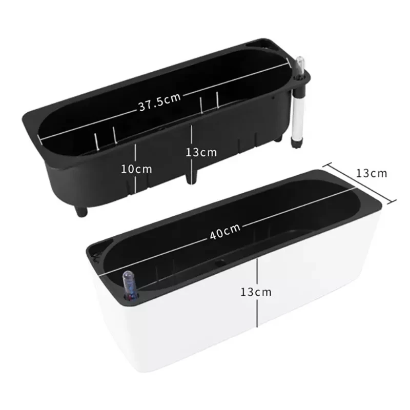 Rectangula Lazy Flower Pot Pot - Hydroponic Grow Pod recension och pris