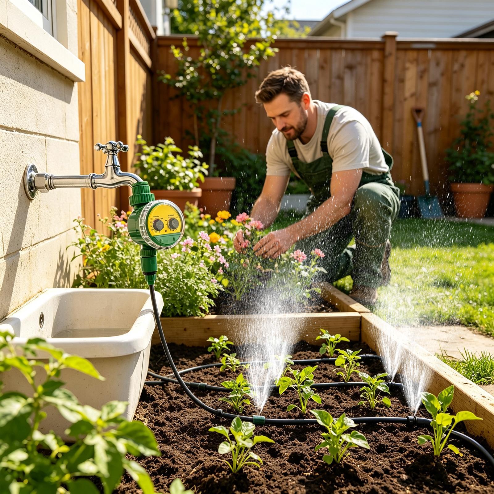Sprinkler Timer For Garden Hos - Automatic Watering recension och pris