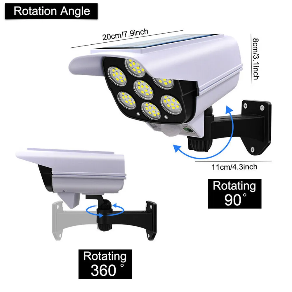 Outdoor Solar Light Motion Sen - Garden Camera recension och pris