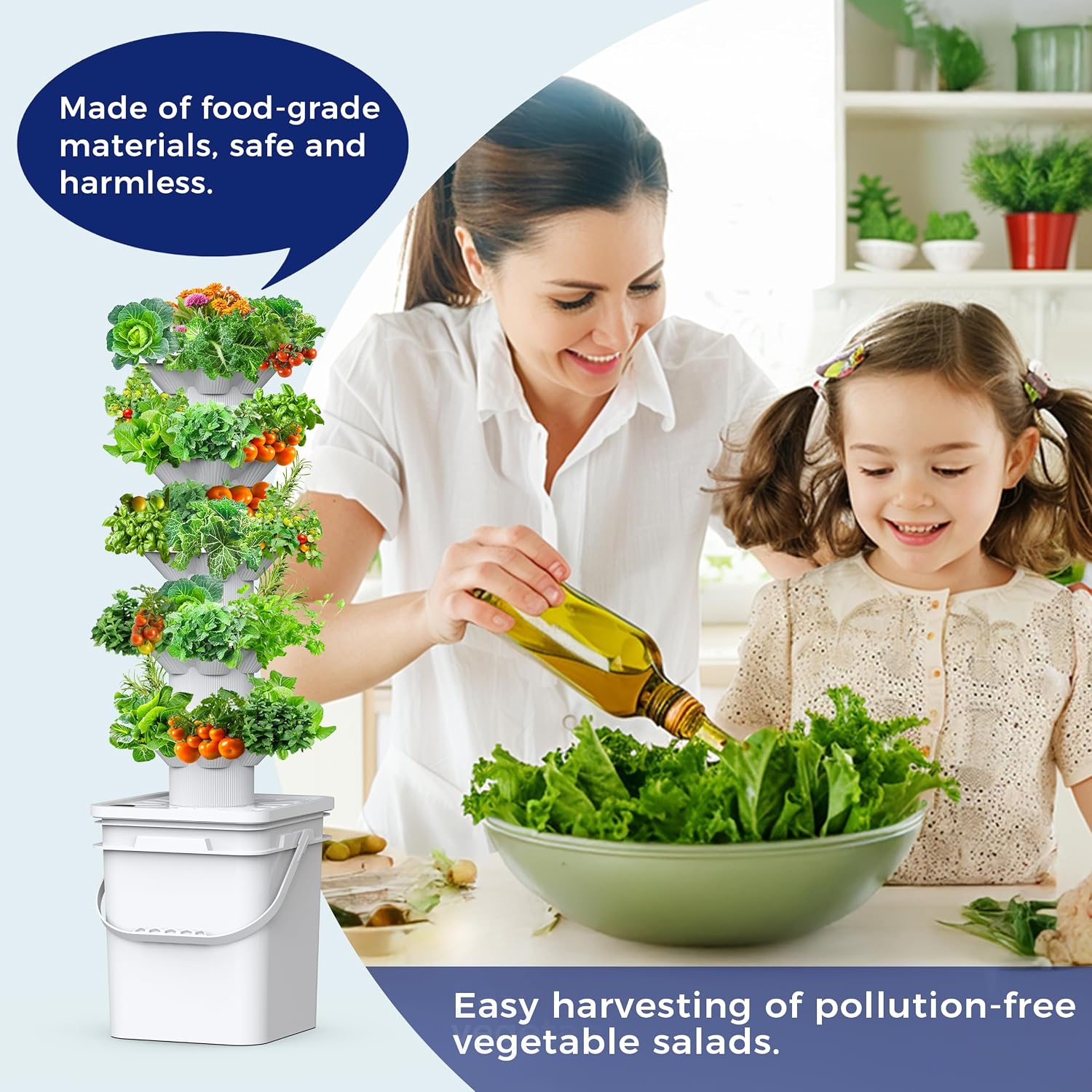 Hydroponics Growing System Kit - Hydroponic Tower recension och pris