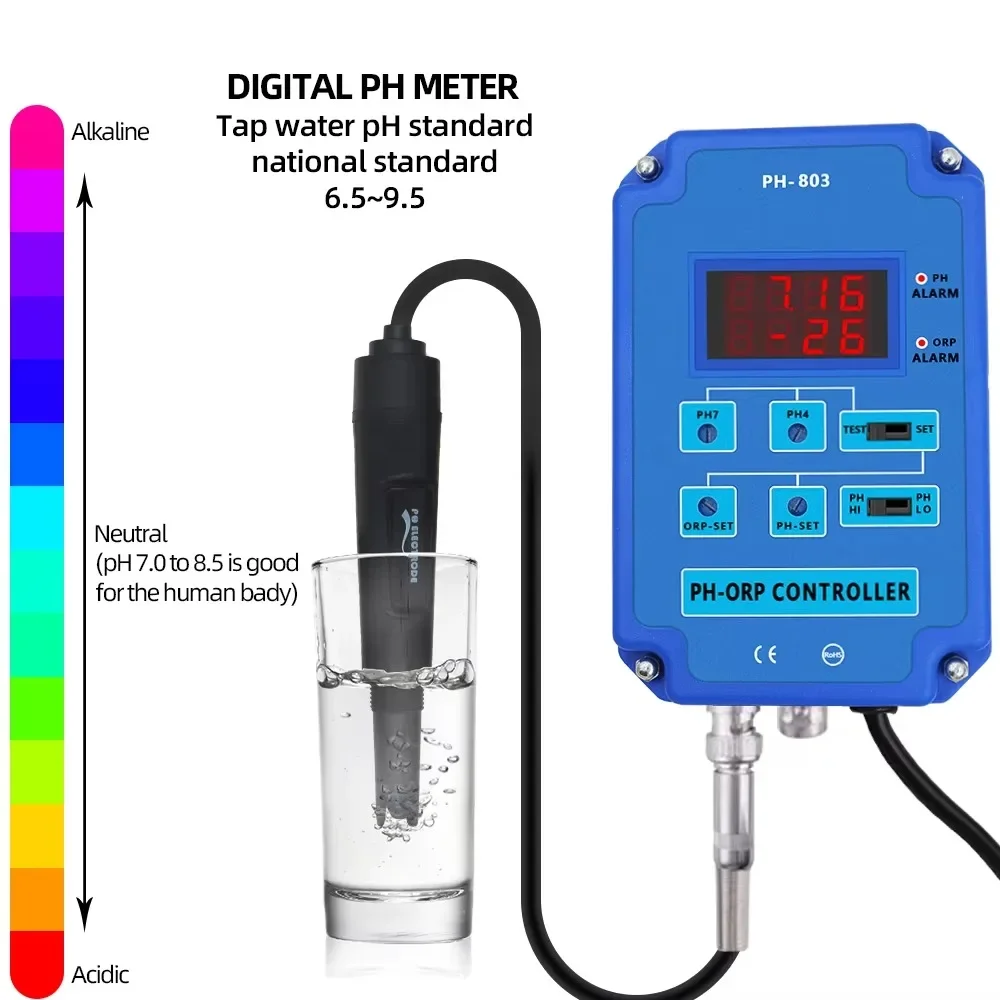 PH-803 Digital 2&1 PH ORP Redo - Plant Monitor recension och pris