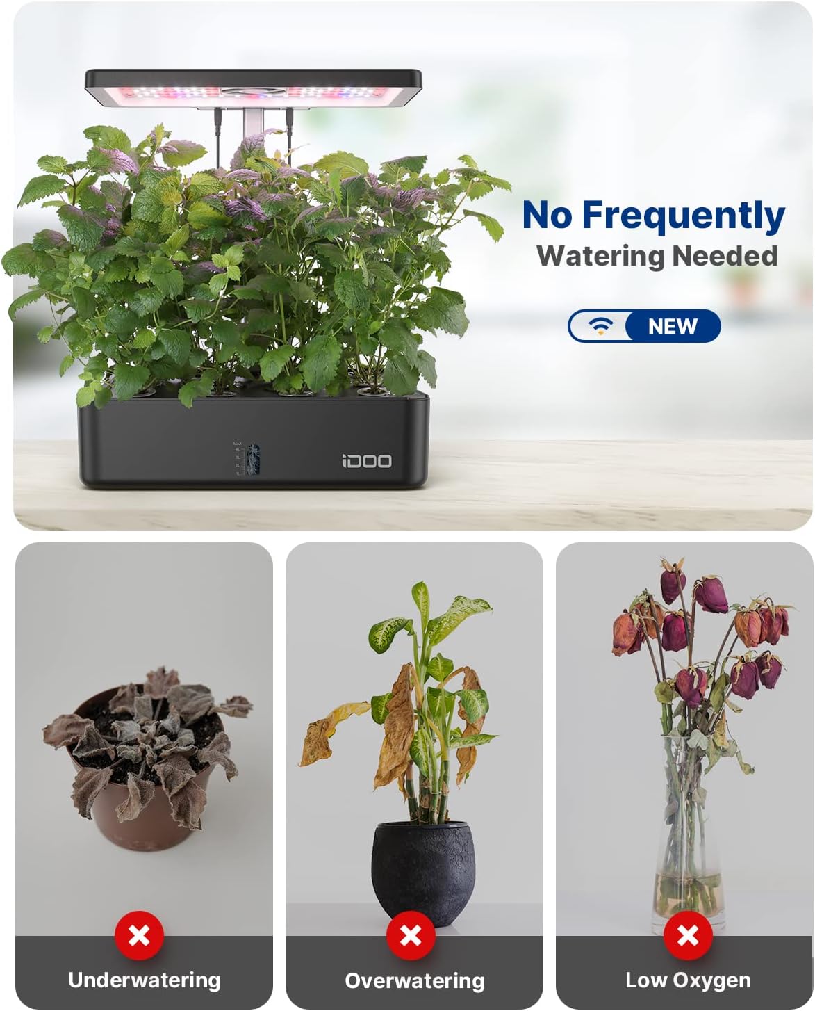 12 Pods WiFi Hydroponics Growi - Hydroponic Grow Pod recension och pris