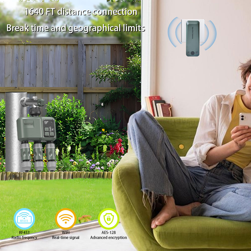 Tuya Wifi+RF433 3-outlet Water - Smart Garden Kit recension och pris
