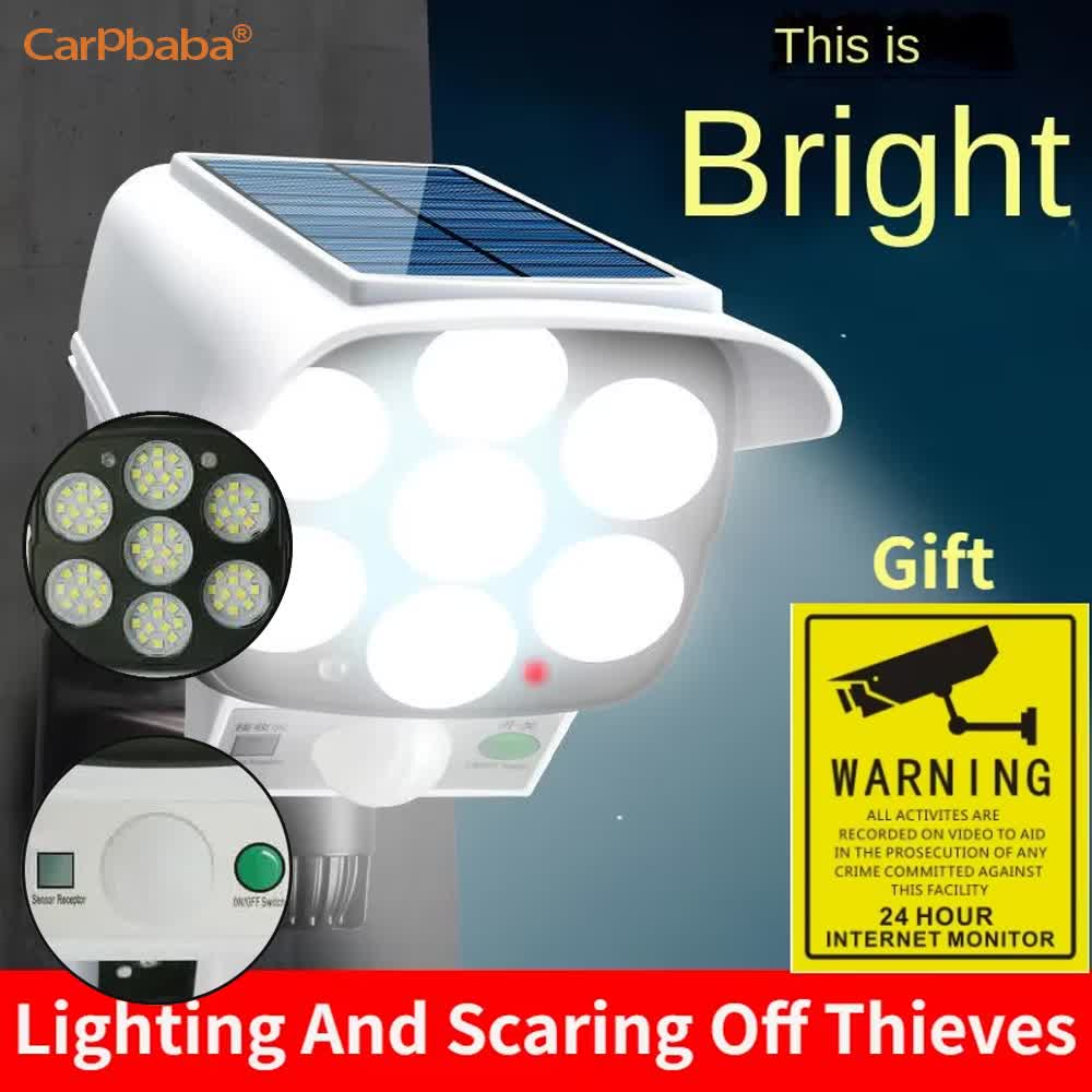 Outdoor Solar Light Motion Sen - Garden Camera recension och pris
